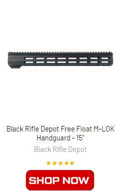 Black Rifle Depot Free Float M-LOK Handguard - 15"