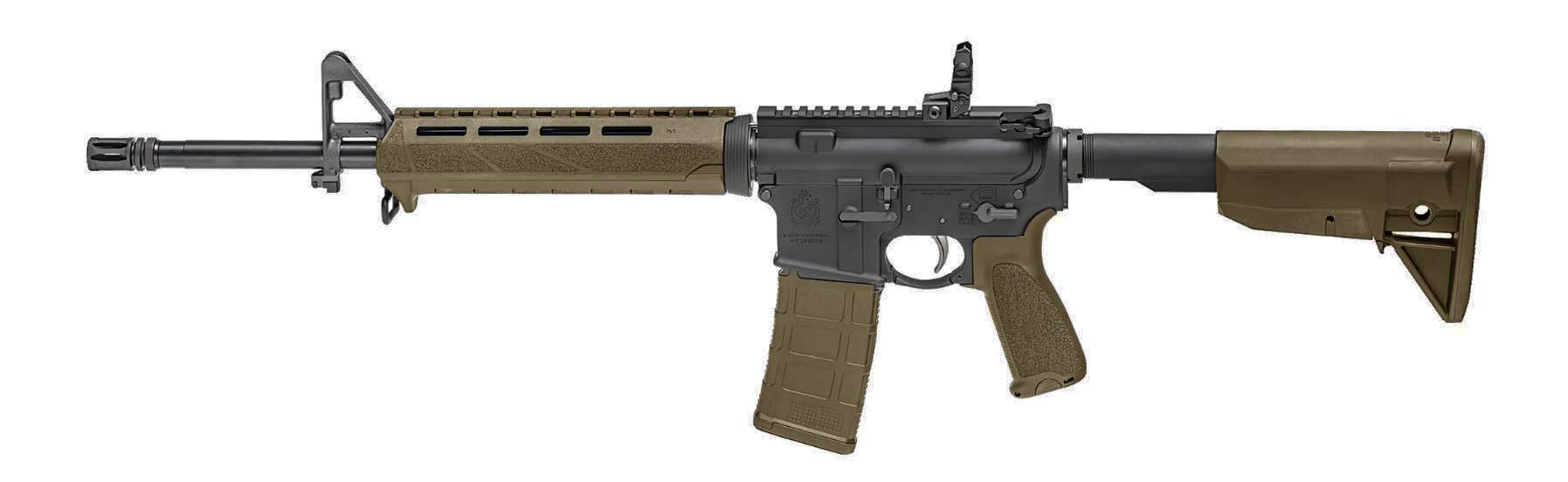 AR 15 Rifle With Magpul Furniture