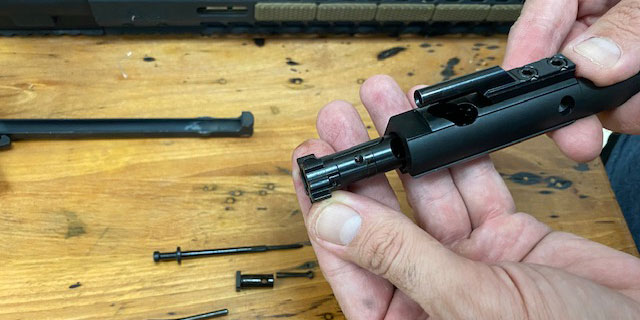 AR 15 Bolt Carrier Disassembly 