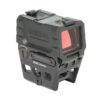 Holosun AEMS Black Anodized 1x 2/65 MOA Illuminated Red Circle w/Center Dot Reticle Features Lower 1/3 Co-Witness Mount