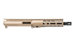 Aero Precision EPC-9 Threaded 8.3" 9mm Complete Upper Receiver w/ ATLAS R-ONE 7.3" Handguard - FDE Cerakote