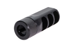 Faxon 5.56 MuzzLok 3-Port Muzzle Brake, Steel, QPQ Nitride