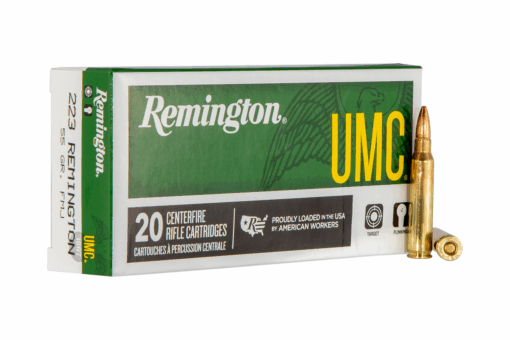 Remington Ammunition L223R3 UMC .223 Rem 55gr FMJ Rifle Ammo - 20 rounds - Black Rifle Depot