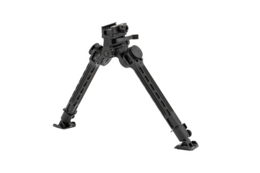 Leapers UTG Big Bore Stability Picatinny Bipod - 9" To 14" - Black Rifle Depot