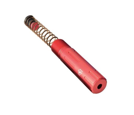 Strike Industries AR Short Pistol Receiver Extension Buffer Tube Kit - Red - Black Rifle Depot