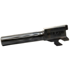 Faxon Match Series Barrel for SIG P320 Compact w/ Patented Flame Fluting, 416-R Stainless, QPQ Nitride, Std. Length, Non-Threaded