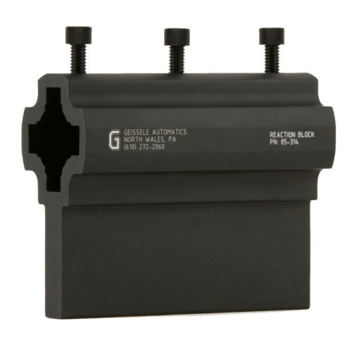 Geissele Automatics AR-15/M4 Reaction Block Lower Receiver Assembly Tool - Mil-Spec Buffer Tube Only - Black Rifle Depot