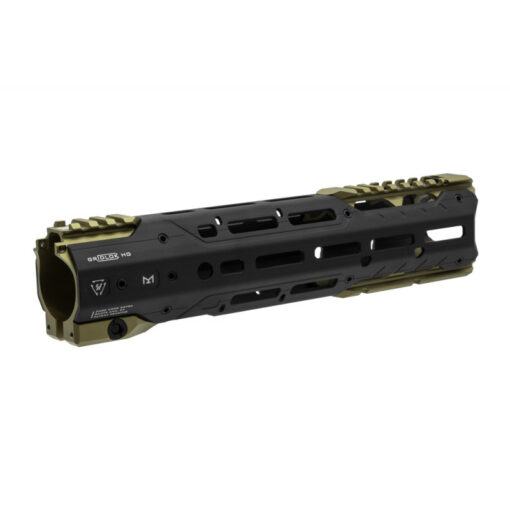 Strike Industries GRIDLOK M-LOK Handguard Assembly - 11, Black/FDE - Black Rifle Depot