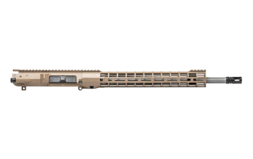 Aero Precision M5 18" .308 SS Fluted Complete Upper Receiver with 15" ATLAS S-ONE Handguard - Cerakote FDE - Black Rifle Depot