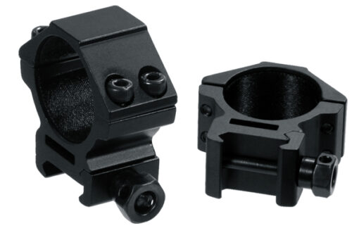 UTG ACCUSHOT 30mm/2PCs Picatinny/Weaver Rings - Low - Black Rifle Depot