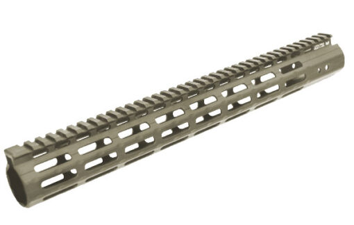 UTG PRO M-LOK AR-15 Free Float Handguard - FDE - 15 - Black Rifle Depot