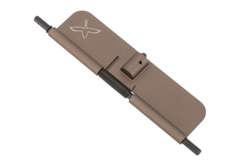 Forward Controls Design EPC AR-15 Billet Dust Cover - FDE, Twin Dimple - Black Rifle Depot