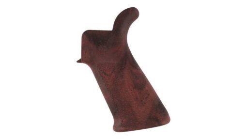 Hogue Beavertail Pistol Grip w/o Finger Grooves - Red - Black Rifle Depot