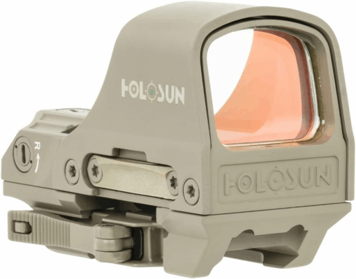 Holosun HS510C 1x Open Reflex Sight, Green 2 MOA dot 65 MOA Circle Reticle, Flat Dark Earth, HS510C-FDE-G - Black Rifle Depot