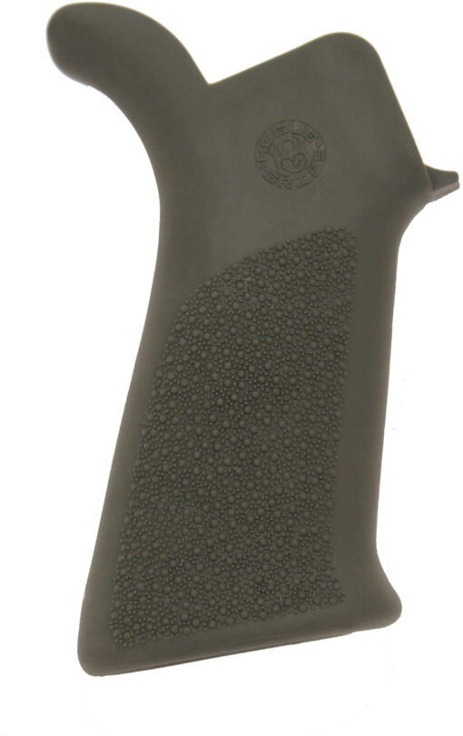 Hogue Beavertail Pistol Grip w/o Finger Grooves - OD Green - Black Rifle Depot