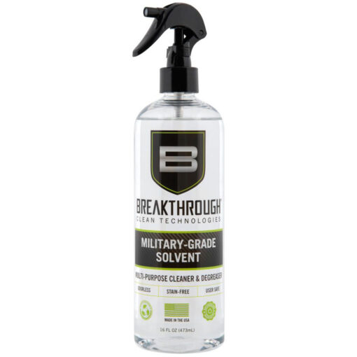 Breakthrough Clean Technologies Military-Grade Solvent Bottle With Trigger Sprayer - 16Oz - Black Rifle Depot