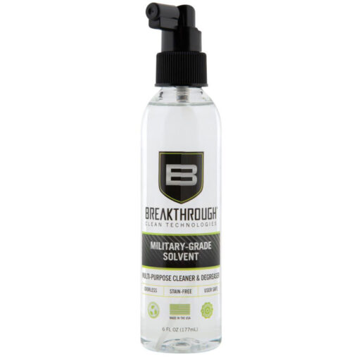 Breakthrough Clean Technologies Military-Grade Solvent Bottle With Trigger Sprayer - 6Oz - Black Rifle Depot