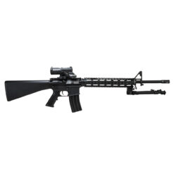 NcSTAR Bipod w/Weaver Quick Release Mount, Universal Barrel Adapter Included, Notched Legs