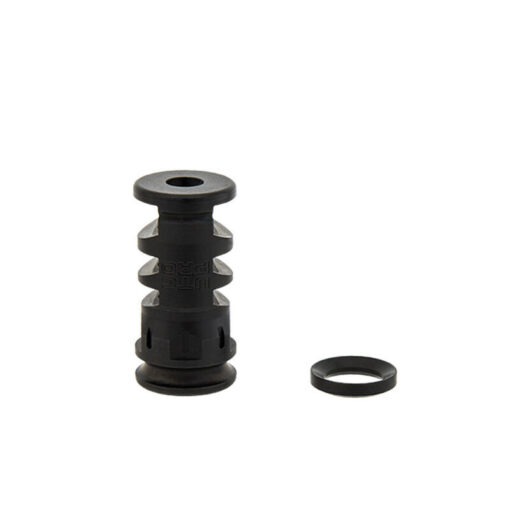 UTG PRO AR15 Stubby Muzzle Brake - .223/5.56 - 1/2X28 - Black Rifle Depot
