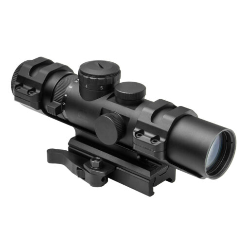NcSTAR XRS Series 2-7x32 Scope w/ Modular Upper Scope Rings & Convertible Base Mount - Black Rifle Depot