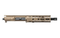 Aero Precision M4E1 Complete Upper, 8" 5.56 Pistol Barrel w/ 7.3" Enhanced Gen 2 Handguard - FDE Cerakote