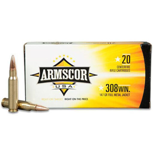 Armscor FAC308-1N .308win 147gr FMJ - Black Rifle Depot