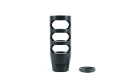.223/5.56 1/2-28 TPI Three Port Muzzle Brake - Black Nitride