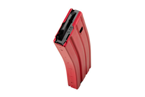C Products Defense Duramag 5.56 30 Round Aluminum Magazine - Red - Black Rifle Depot