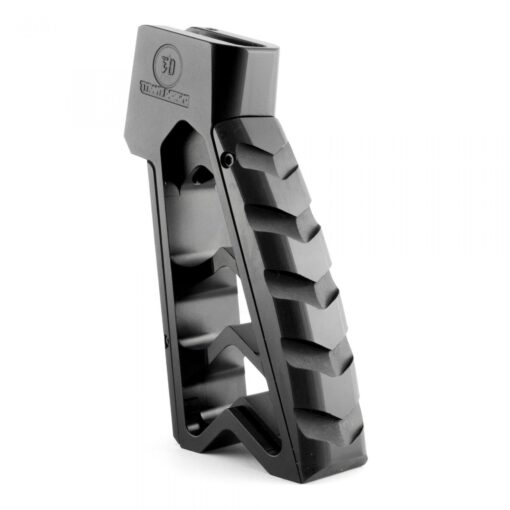 Tyrant Designs AR-10/15 Mod Grip Chevron Large - Black - Black Rifle Depot