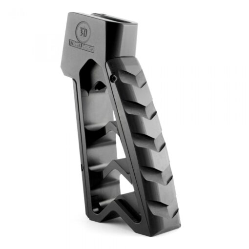 Tyrant Designs AR-10/15 MOD Grip Chevron Medium - Black - Black Rifle Depot