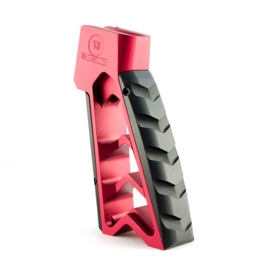 Tyrant Designs AR-10/15 MOD Grip Chevron Medium - Red - Black Rifle Depot