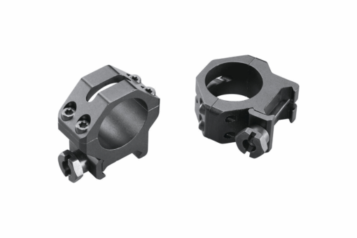 Weaver 4-Hole Skeletal 1in Medium Scope Rings - Black Rifle Depot