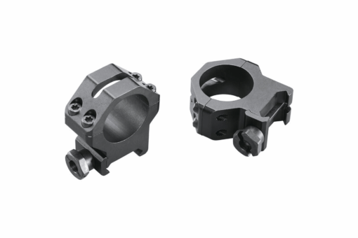 Weaver 4-Hole Skeletal 1in High Scope Rings - Black Rifle Depot