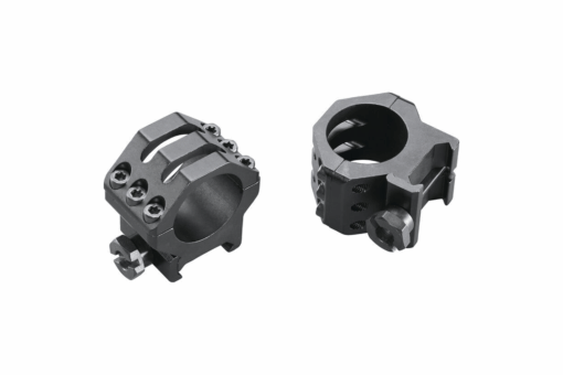 Weaver 6-Hole Skeletal 1in Medium Scope Rings - Black Rifle Depot