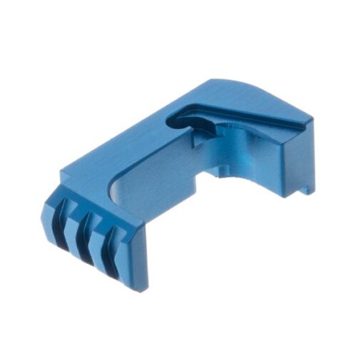 Tyrant Designs TD-43E GLOCK 43 Extended Magazine Release - Blue - Black Rifle Depot