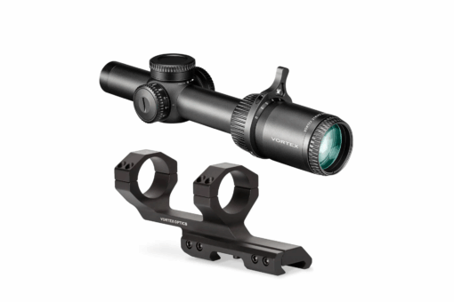 Vortex BNDL-SE1801-CM202 Strike Eagle 1-8x24mm FFP EBR-8 MOA LPVO w/ Cantilever 2" Offset 30mm Mount - Black Rifle Depot