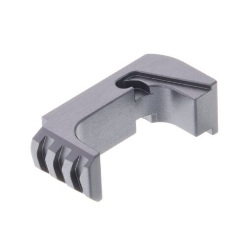 Tyrant Designs TD-43E GLOCK 43 Extended Magazine Release - Grey - Black Rifle Depot