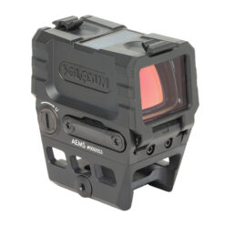 Holosun AEMS Black Anodized 1x 2/65 MOA Illuminated Green Circle w/Dot Reticle Features Lower 1/3 Co-Witness Mount