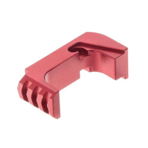 Tyrant Designs TD-43E GLOCK 43 Extended Magazine Release - Red - Black Rifle Depot