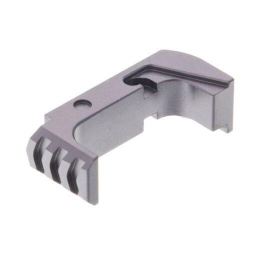 Tyrant Designs TD-43X-48E GLOCK 43X/48 Extended Magazine Release - Grey - Black Rifle Depot