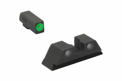Meprolight Hyper Bright Night Sights for Standard Glock 9/357SIG/40/45GAP Tritium Green/Green - Black Rifle Depot
