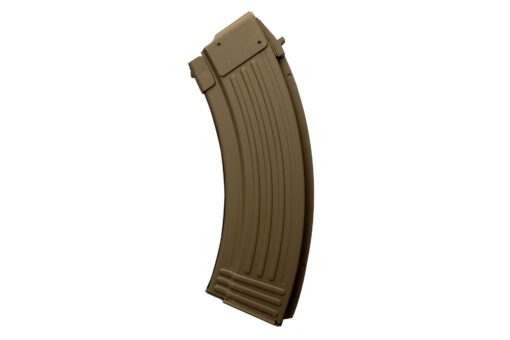 Global Ordnance AK-47 30rd Steel 7.62x39 Magazine - FDE - Black Rifle Depot