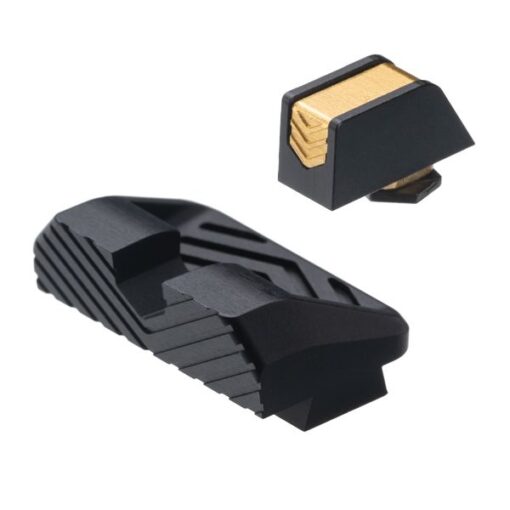 Tyrant Designs TD-SIGHT2P Glock Compatible Two-Piece Sights - Gold, Full Size - Black Rifle Depot