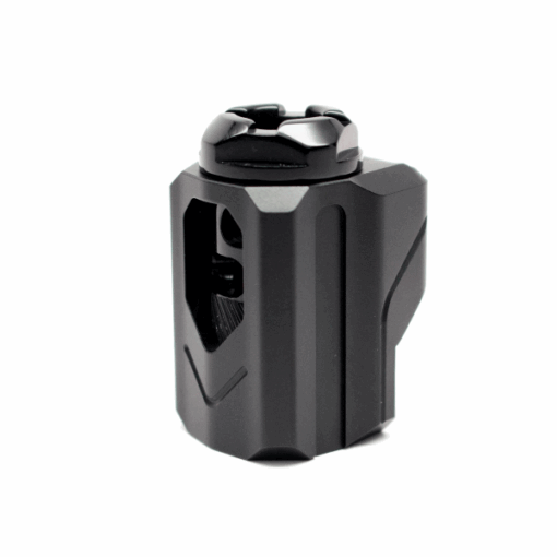 Tyrant Designs Uni-Comp Universal 9mm Pistol Compensator - Black - Black Rifle Depot