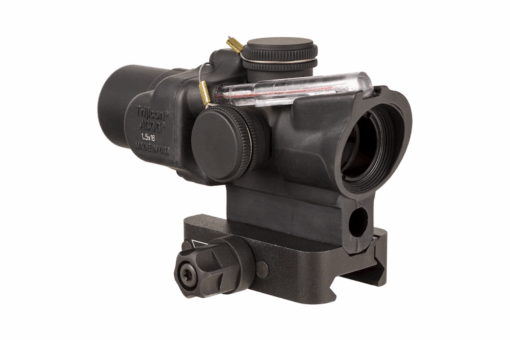 Trijicon 400330 ACOG 1.5x16S Dual Illuminated Red Ring /2 MOA Center Dot Compact Riflescope w/Q-LOC Mount - Black Rifle Depot