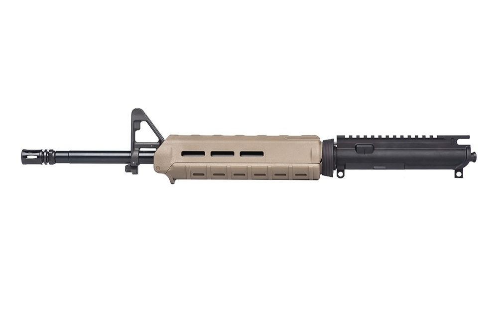 Aero-Precision-AR-15-Complete-Upper-16-5.56-Mid-Length-Barrel-w-Pinned-FSB-MOE-Mid-Length-FDE-Aero-Precision-AR-15-Complete-Upper-16-5.56-Mid-Length-Barrel-w-Pinned-FSB-MOE-Mid-Length-FDE Aero Precision AR-15 Complete Upper, 16" 5.56 Mid-Length Barrel w/ Pinned FSB, MOE Mid-Length - FDE
