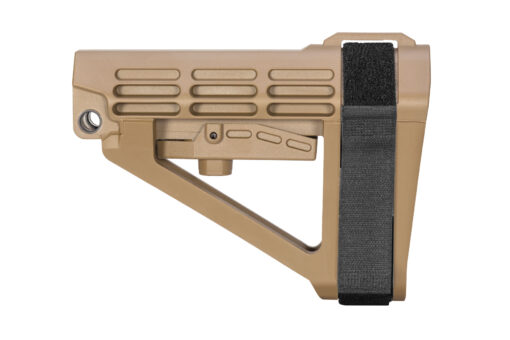 SB Tactical SBA4X Brace Only - FDE - Black Rifle Depot