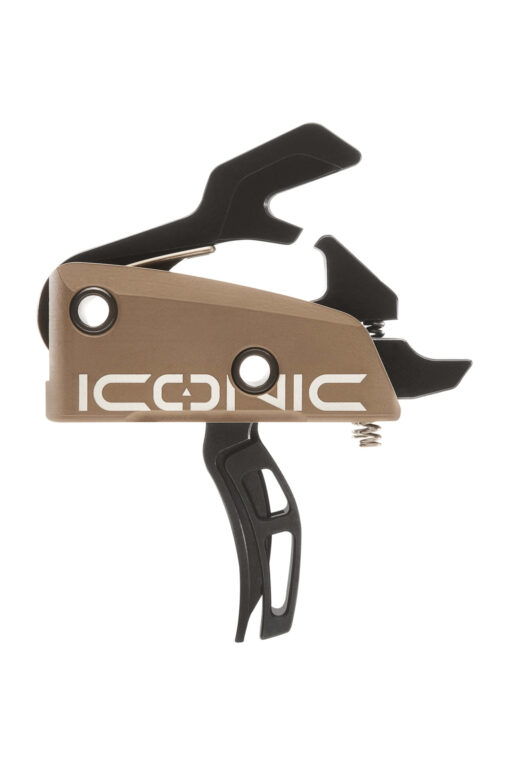 Rise Armament Iconic Dual-Blade Two Stage Trigger - FDE - Black Rifle Depot