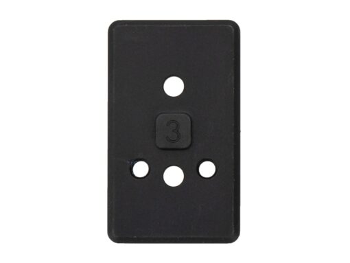 Arisaka Defense Offset Optic Mounting Plate - Standard - PLATE 3 C-MORE - Black Rifle Depot
