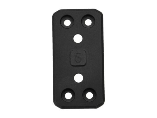Arisaka Defense Offset Optic Mounting Plate - Standard - PLATE 5 AIMPOINT MICRO - Black Rifle Depot